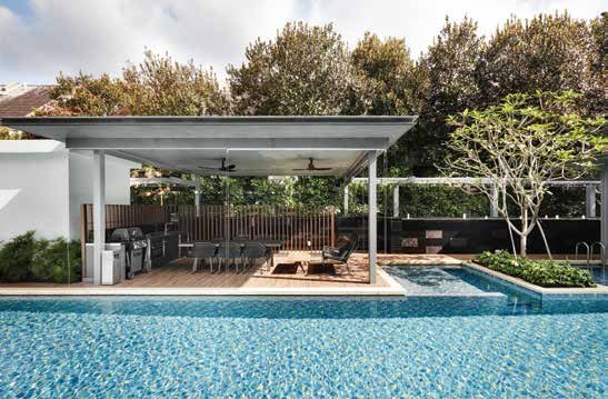 Pool and dining cabana (artist’s impression)
