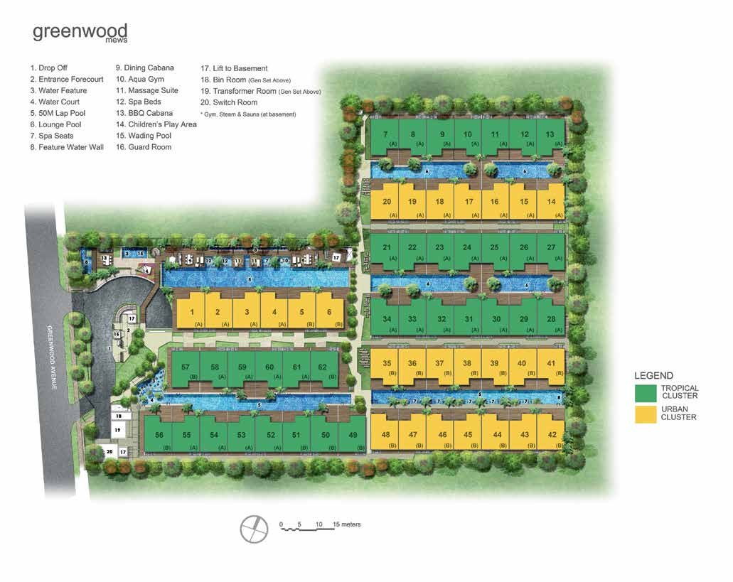Site plan and facilities list